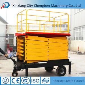 Ce Approved Hydraulic Mobile Trailing Scissor Lift for Building
