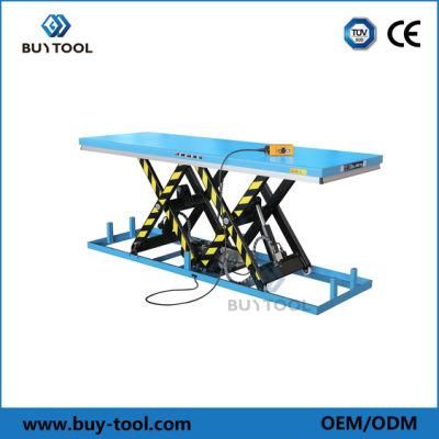 8t Load Capacity Hydraulic Tandem Scissor Lift Table