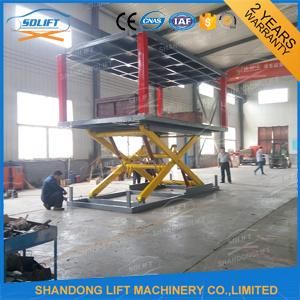 Double Deck Car Parking Manufacturer Scissor Type Lifting Machine