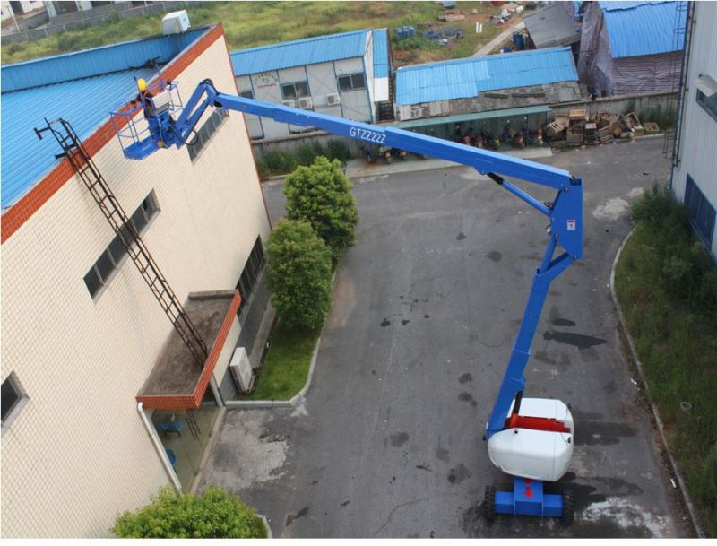 Gtzz22z Aerial Work Platform Small Articulating Boom Lift Material Handing Equipment