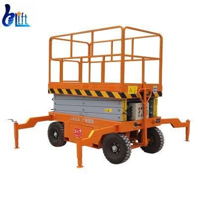 Automotive Scissor Lift Semi Electric Order Picker Electric Pallet Lifter