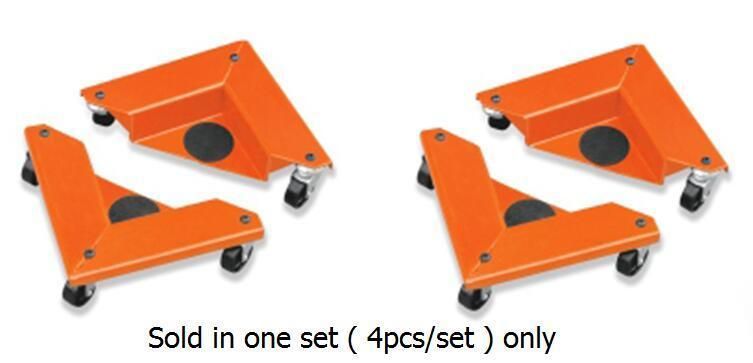 Desk and Cabinet Corner Mover Dolly, with 150kg Capacity (Set of 4)