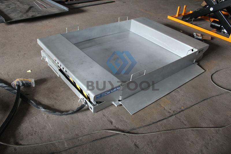 Low Profile Hydraulic Electric Lift Table with 35mm Closed Height