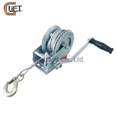 China Manufacturer Mini Auto Break Hand Winch Hand Puller Manual Winch Manual Puller Ratchet Puller Single/Double Gear with (FD/FDD)