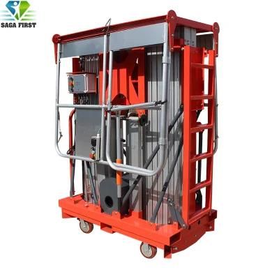 24 Months Warranty Mobile Aluminum Alloy Electric Hydraulic Trailing Manlifts