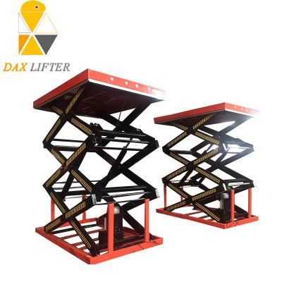 Best Selling Warehouse Hydraulic Drive Three Electric Scissor Lift Table