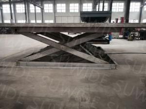 3000kg 4000kg 5000kg 304 Stainless Customized Hydraulic Fixed Electric Basement Stationary Scissor Lift Table