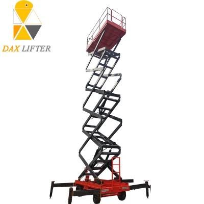 China Supplier Hydraulic Driven Aerial Mobile Scissor Lift for Sale