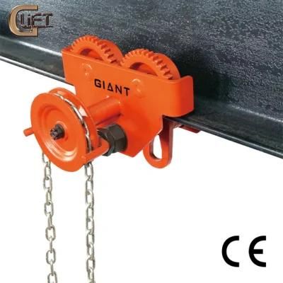 High Quality Manual Gear Trolley Plain Geared Beam Trolley (GCL)