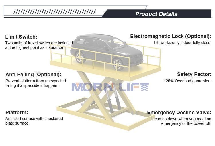 Stationary Hydraulic Car Lift Scissor Used