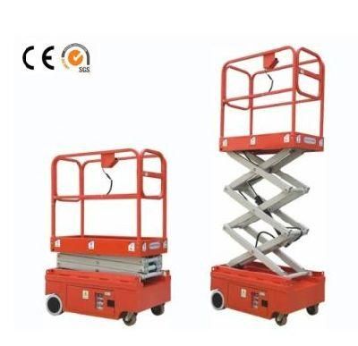 300kg 3meter Workshop Mini Selfpropelled Scissor Lift for Sale