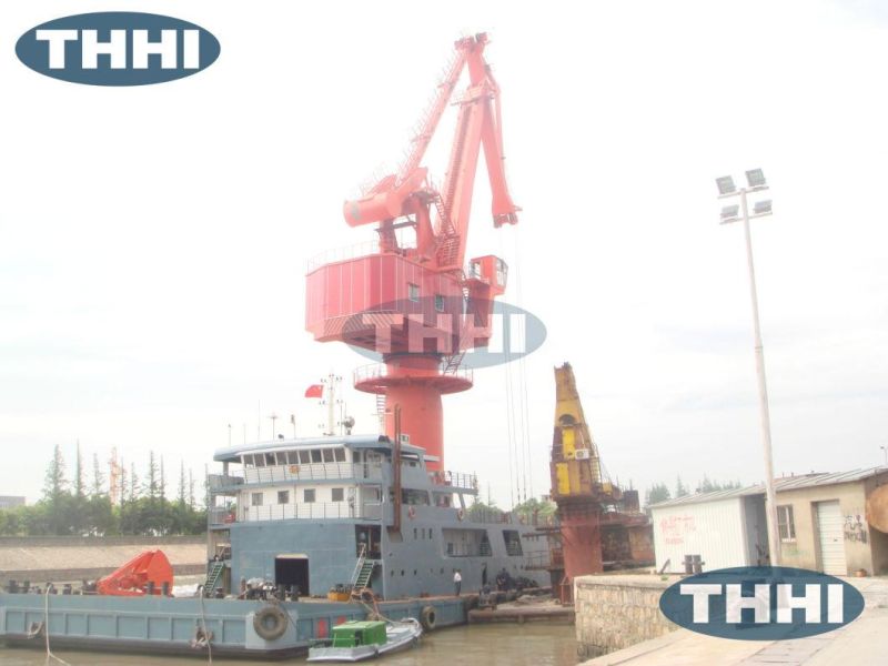 Fixed Jib Port Ship Electro Hydradlic Deck Crane