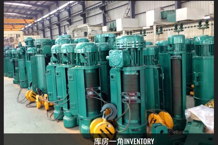 China Manufacture CD MD 1ton 2ton 3ton 5ton 10ton 16ton Electric Wire Rope Lifting Hoist