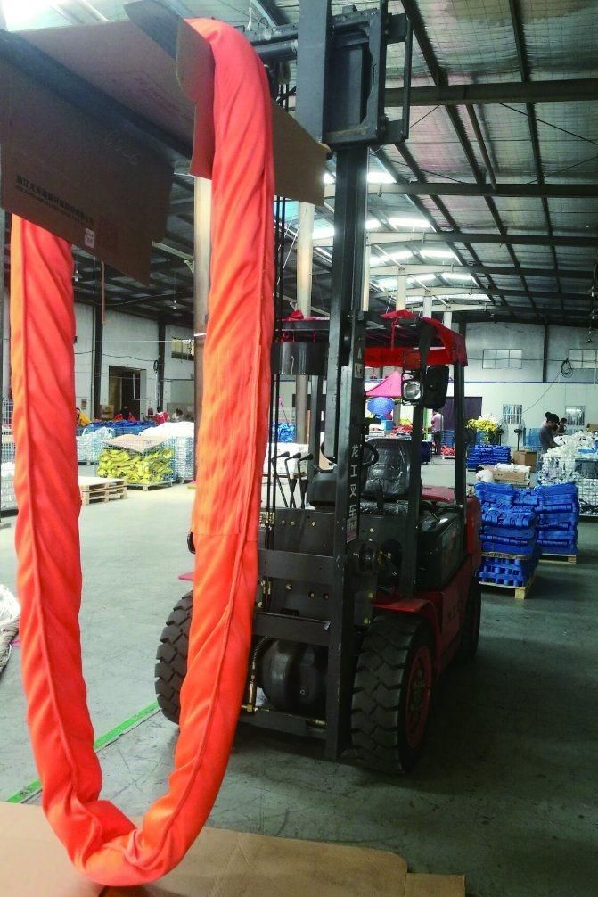Heavy Duty Polyester Round Endless Sling Wll 100 Ton Ce GS