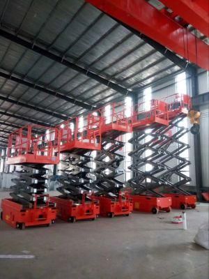 0.5t Half Electric Scissor Lift with Lift Height 10m