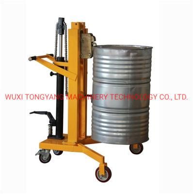 China Factory Price 450kg Hydraulic Hand Drum Lifter Handler Dtf450b