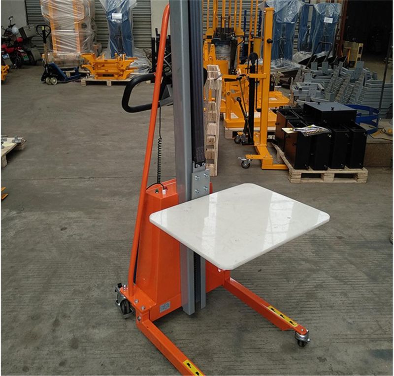 E150 Semi Electric Stacker Work Positioner Light Electric Stacker