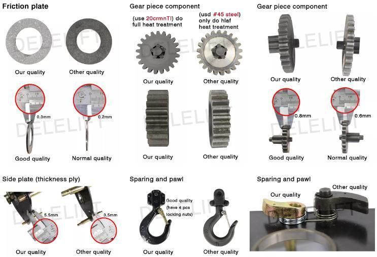China Manufacturer Lifting Accessories Pull Lift Manual Chain Hoist