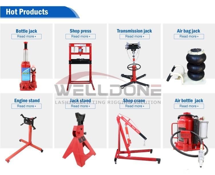 Adjustable Props Hydraulic Bottle Jack 20 Ton with Safety Valve GS Ce TUV for Workshop