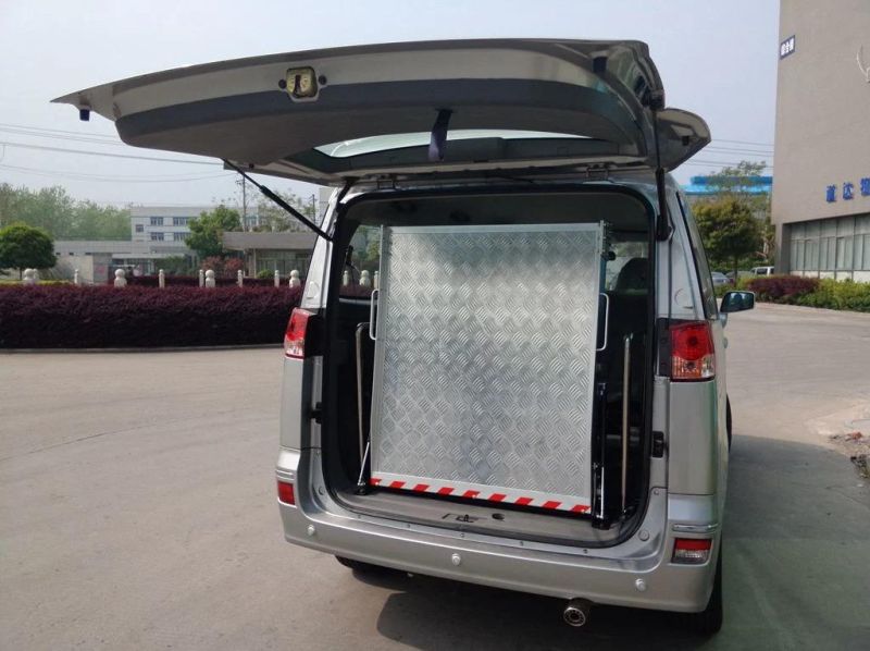 Aluminium Wheelchair Folded Ramp for Rear Door of Van