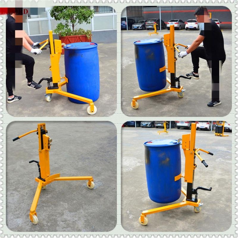 350kg Mini Crane Drum Lifter, Hydraulic Drum Stacker Dt350b in Stock
