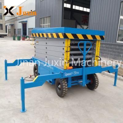 8m 10m 12m Mobile Scissor Lift Platform Electric Hydraulic Lifter Price