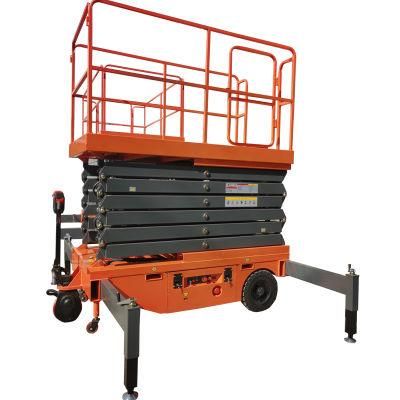 2021 Hot Sale 6m 8m 12m 14m 16m 18m Mobile Trailer Mounted Electric Hydraulic Man Scissor Lift Aerial Working Lift