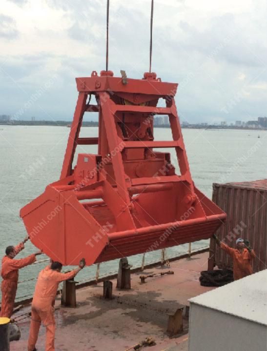 Motor Hydraulic Two Shell Grab for Handling Bulk Cargo with CE Certificate