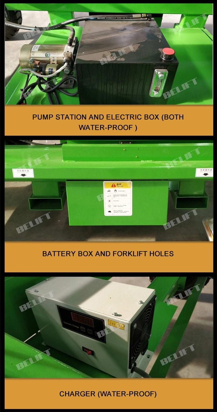 Economic Full Electric Mobile Scissor Lift Manual Lifting Equipment