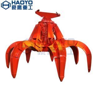 Haoyo Electric Hydraulic Steel Scrap Orange Peel Grab Bucket