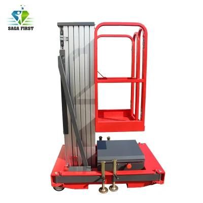 10m 14m Hydraulic Electric Aluminum Lift Aerial Work Aerial Platform