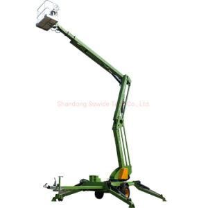 Z-Boom Truck Mounted Arms Towable Hydraulic Self-Propelled Articulated Trailer Mounted Manually Boom Lift