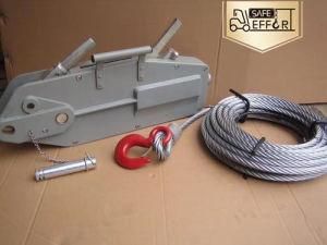 Hand Level Hoist Wire Rope Puller Capacity of 1600kgs