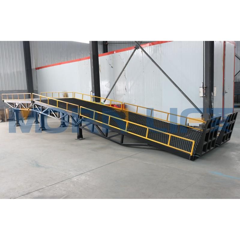 Morn Detachable Container Dock Loading Ramp for Forklift