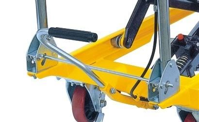 1000kg Manual Operation Hydraulic Mini Lifter Double Scissor Lifter/Food Pedal Hydraulic Trolley