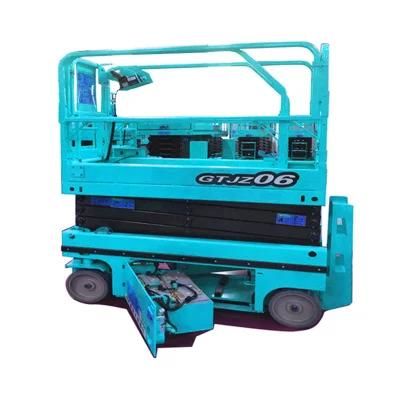 X Type Electric Scissor Lift Hydraulic Aerial Working CE Fully Mobile Scaffold for Construction