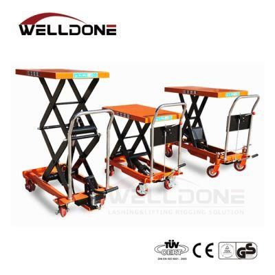 Portable Manual Hydraulic Scissor Lift Table Truck