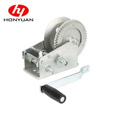 Windlass Steel Cable / Wire Rope Manual Hand Winch