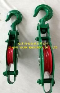 Cable Pulley Hook Snatch Block with Single Sheave