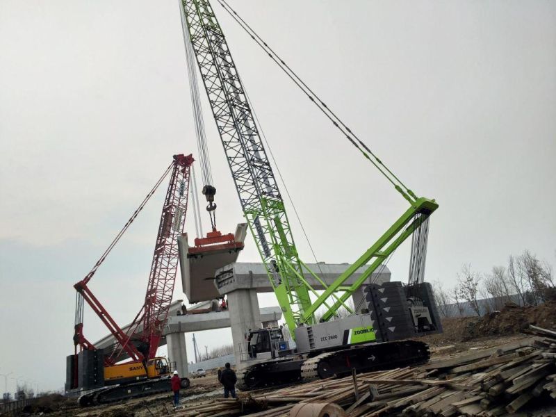 New Construction Machinery Zoomlion Zcc2600 260 Tons Crawler Crane for Sale