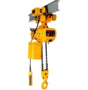 Manufacturers 1phase &amp; 3phase Electric Chain Hoist with Trolley