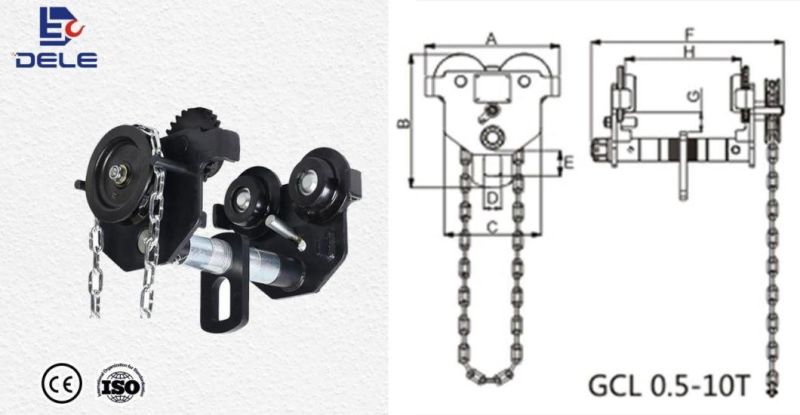 Hot Suppy Lifting Equipment Hoist Trolley