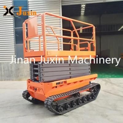 Factory Sales Tracked Scissor Lift Platform Crawler Lift Rough Terrain Lift