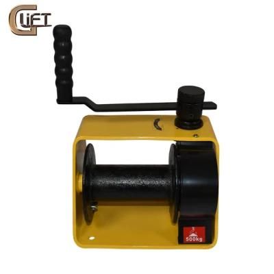 High-Quality 0.5t Mini Portable Small Boat Trailer Manual Hand Winch Cable with CE Certification (GR/VS)