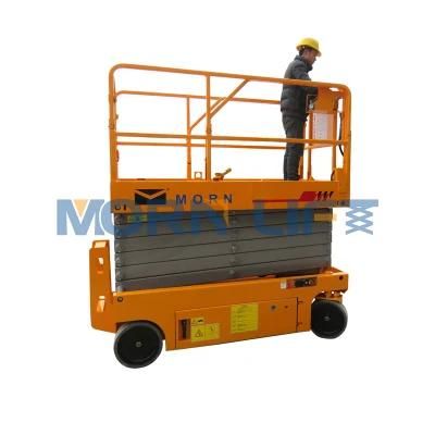 3m 10m Working Height Morn Electric Scissor Mobile Lift Table