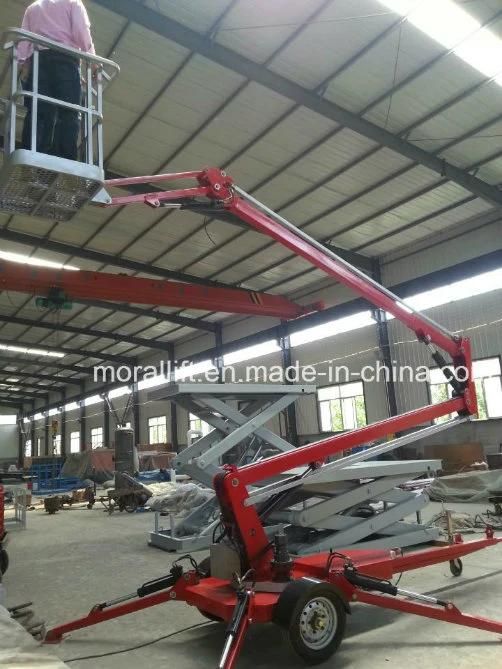 China Towable Hydraulic Articulating Boom Lift