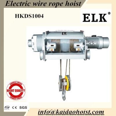 Elk 10t Electric Wire Rope Hoist with Motorized Trolley-1speed- (HKDS1004)