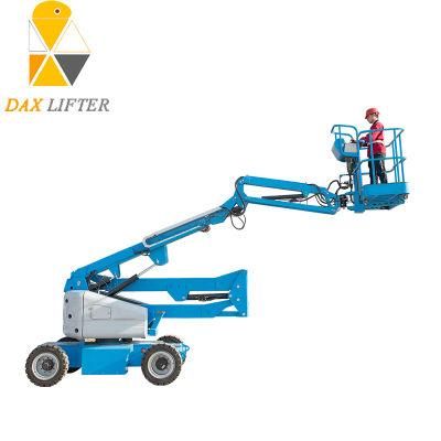 China Self-Propelled Articulated Boom Lift with 150kg Loading Capacity