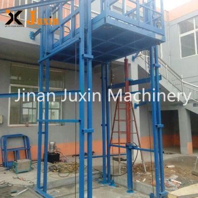 Vertical Goods Freight Material Hydraulic Elevator Lift Outdoor Warehouse Cargo Lift