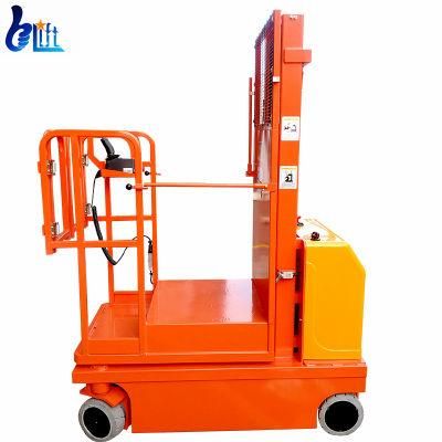 Loading 300kg Platform Size 600X640mm Self Propelled Electric Aerial Order Picker